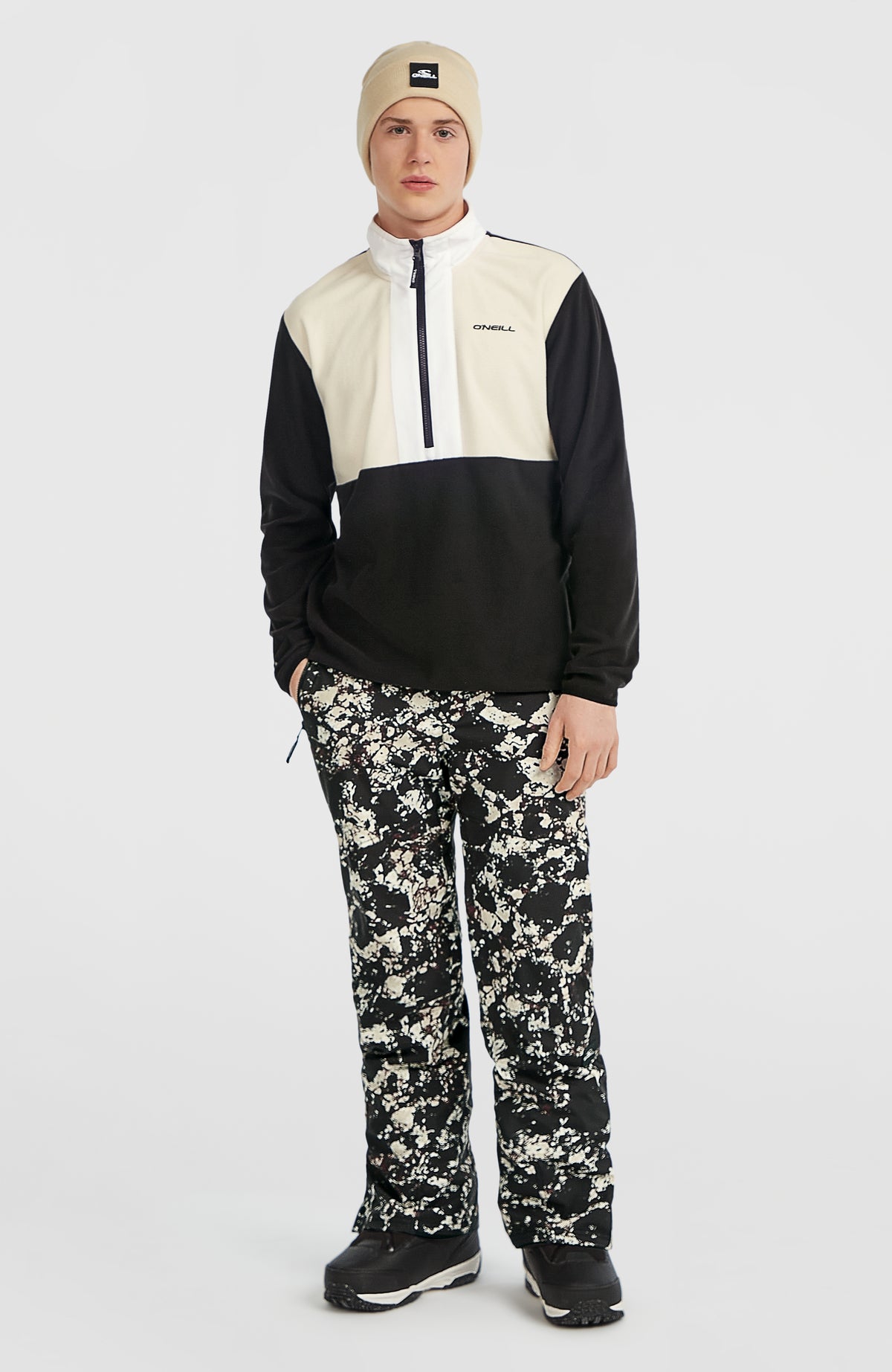 FWC'Cruz Snow Pants | Black/Beige Quarry