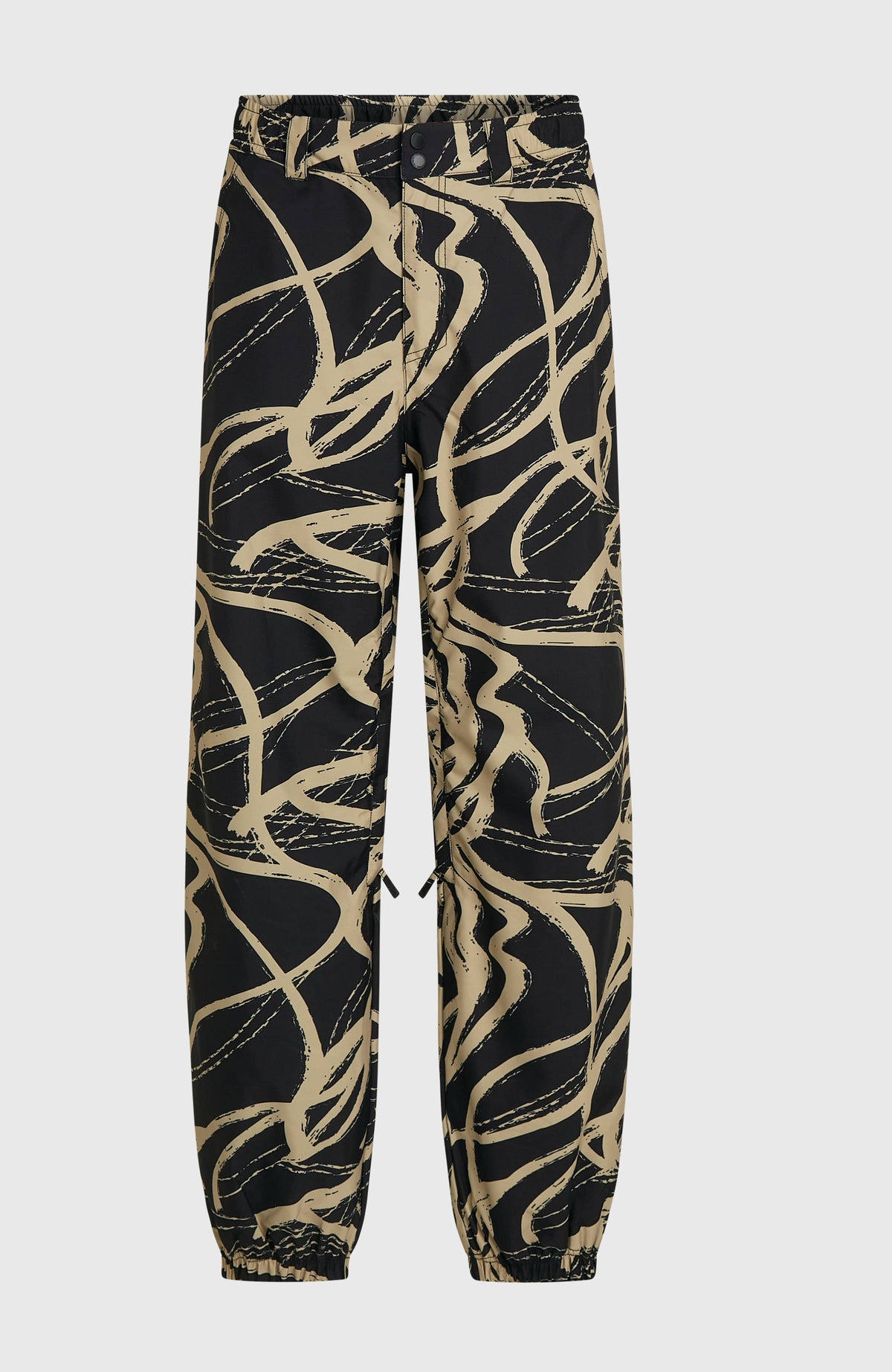 FWC Oversized Snow Pants | Beige Snowtracks