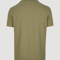 Surf State Polo Shirt | Deep Lichen Green