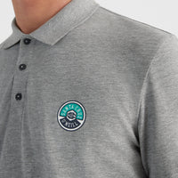 Surf State Polo Shirt | Silver Melee