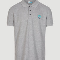 Surf State Polo Shirt | Silver Melee