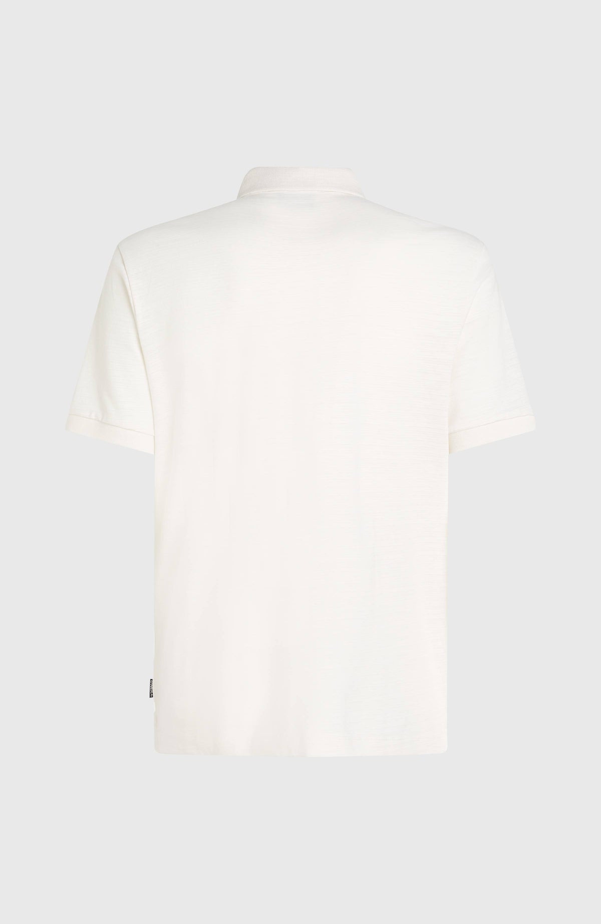 Slub Small Logo Polo | Snow White