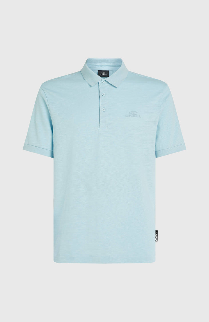 Slub Small Logo Polo | Morning Glory