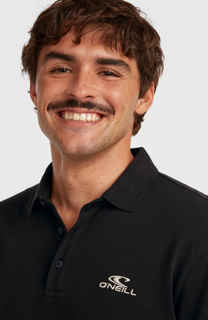 Slub Polo | Black Out