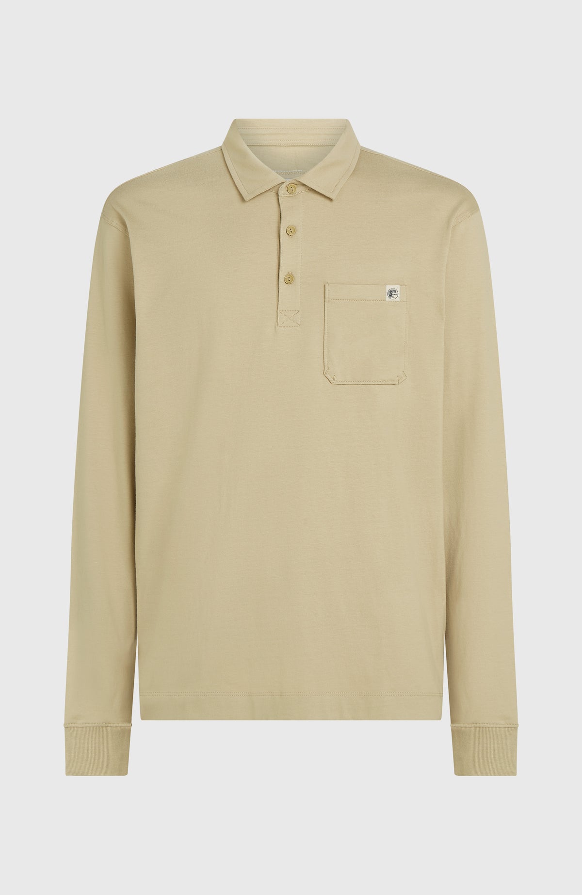 O'Riginals Long-Sleeve Polo Shirt | Olive Blush