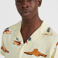 Print Shirt | Beige Lost Island