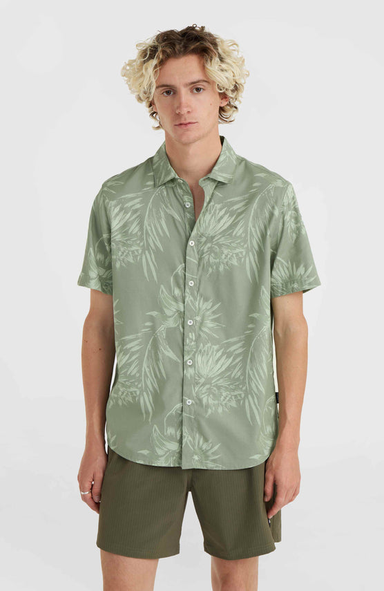 Mix and Match Floral Shirt | Green Tonal Tropicana