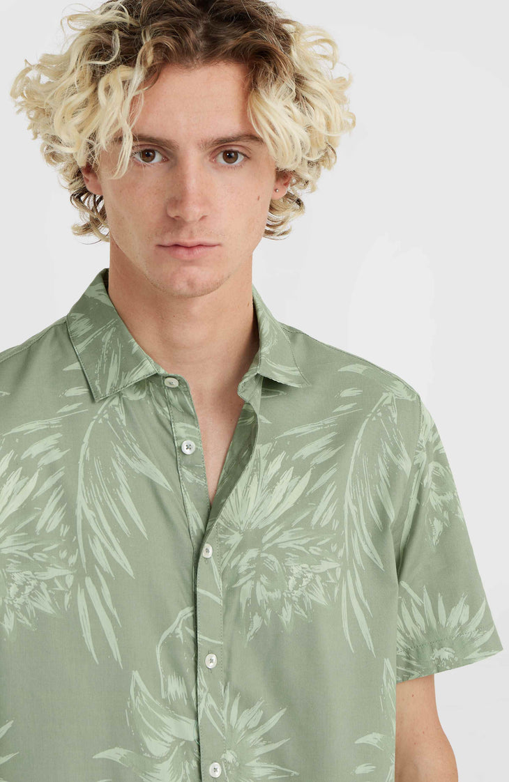 Mix and Match Floral Shirt | Green Tonal Tropicana