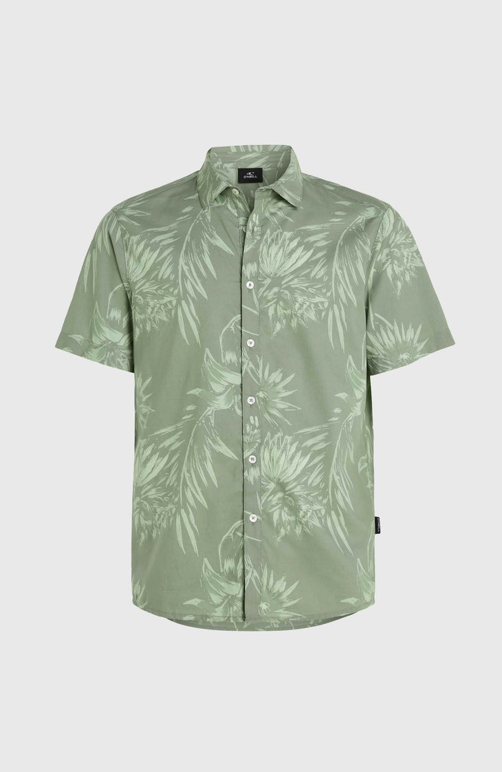 Mix and Match Floral Shirt | Green Tonal Tropicana