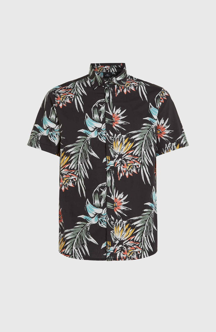 Mix and Match Floral Shirt | Black Tropicana