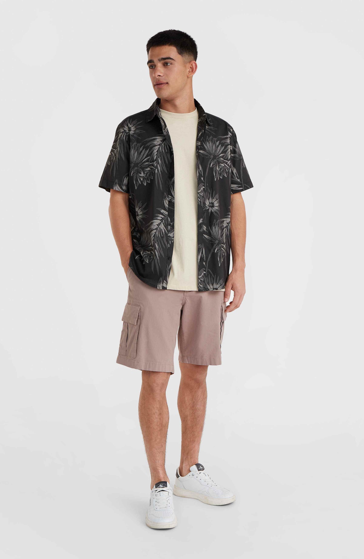 Mix and Match Floral Shirt | Black Tonal Tropican