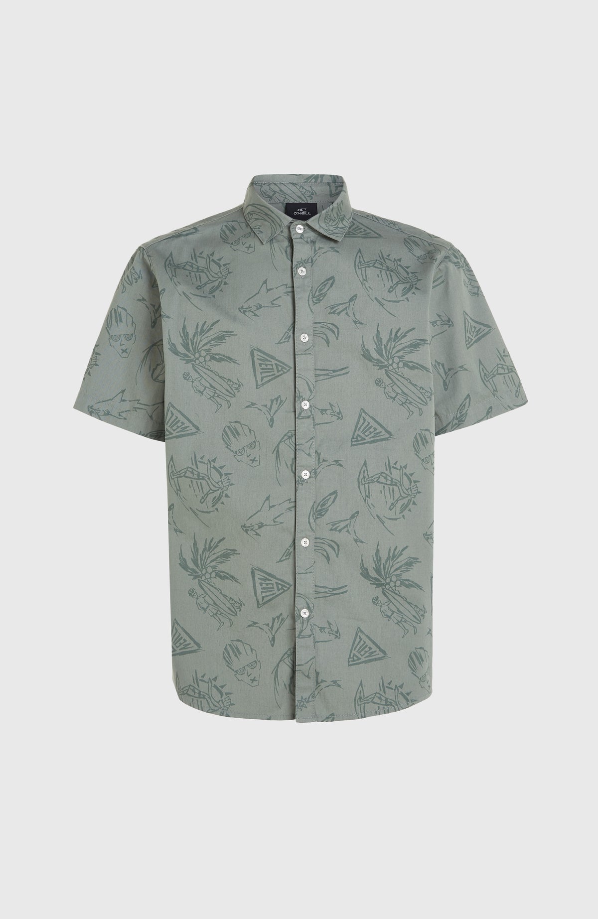 Mix and Match Beach Shirt | Green Vintage Surfer