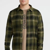 Flannel Check Shirt | Green Check Small