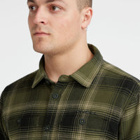 Flannel Check Shirt | Green Check Small