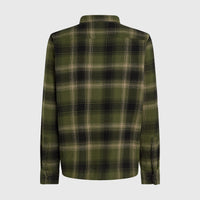 Flannel Check Shirt | Green Check Small