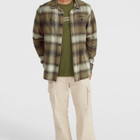 Flannel Check Shirt | Brown Check Small