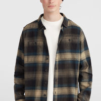 Flannel Check Shirt | Black Check Small