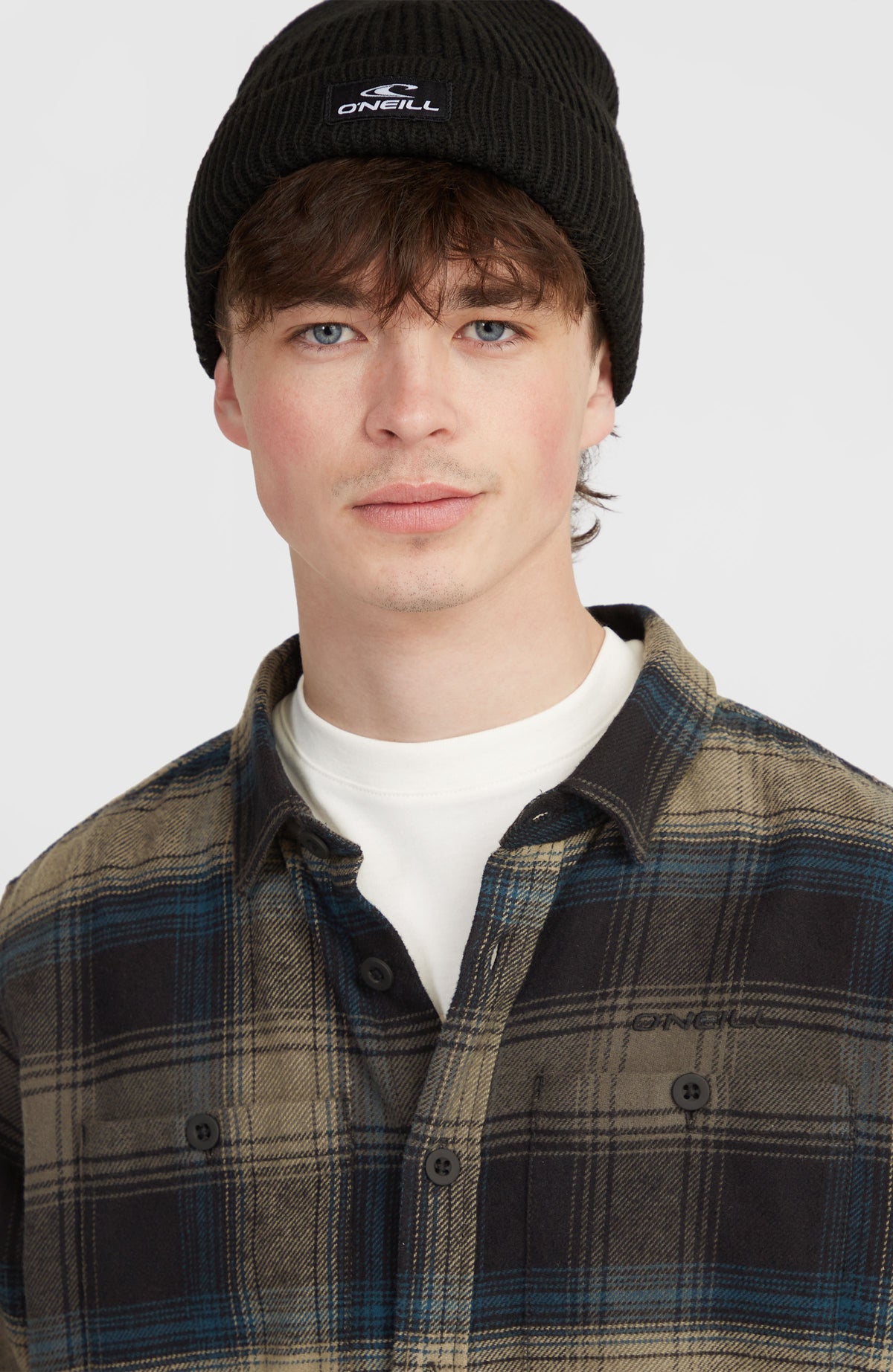 Flannel Check Shirt | Black Check Small
