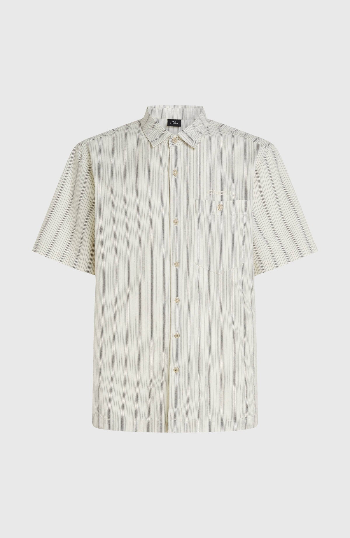 Jacquard Stripe Shirt | Beige Cali Stripe