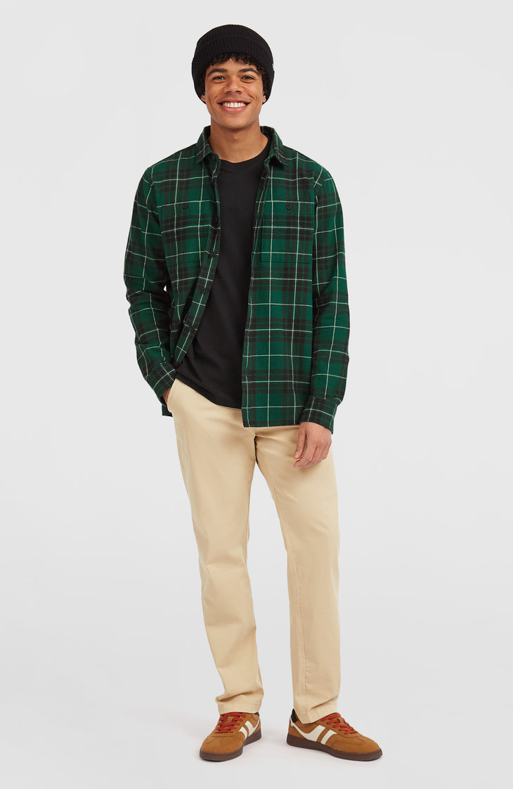 Must-Have Flannel Shirt | Green Flannel Check O'Neill Must-Have Flannel Shirt | Green Flannel Check O'Neill