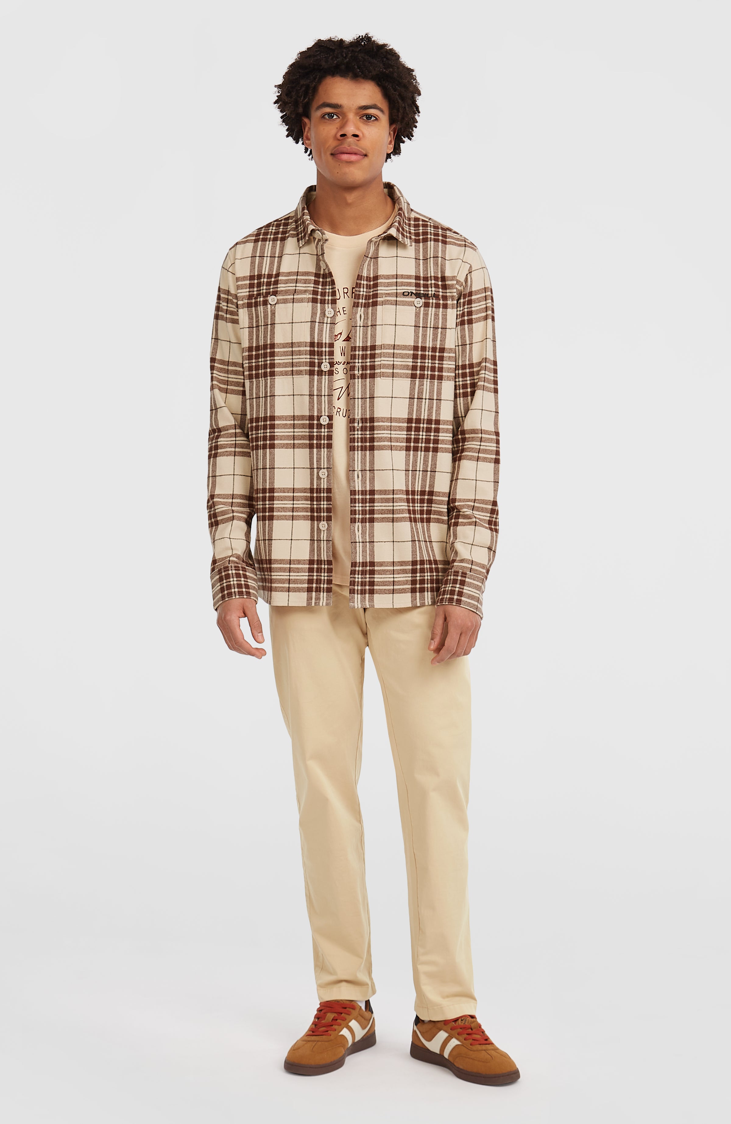 Must-Have Flannel Shirt | Beige Flannel Check – O'Neill