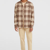 Must-Have Flannel Shirt | Beige Flannel Check
