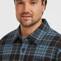 Must-Have Fleece-Lined Shirt | Blue Flannel Check