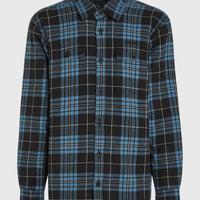 Must-Have Fleece-Lined Shirt | Blue Flannel Check