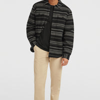 Must-Have Fleece-Lined Shirt | Black Bavaro