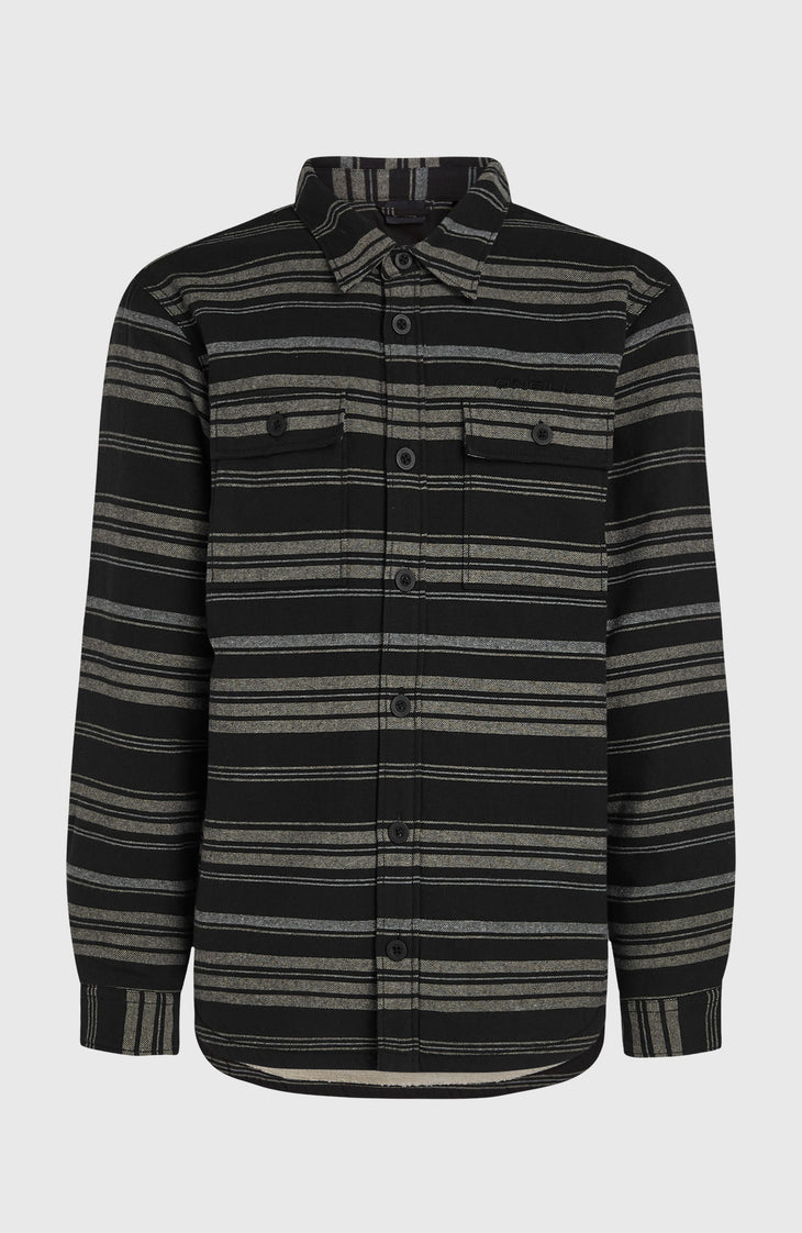 Must-Have Fleece-Lined Shirt | Black Bavaro