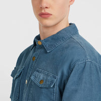 O'Riginals Corduroy Fleece-Lined Overshirt | Mozart Blue