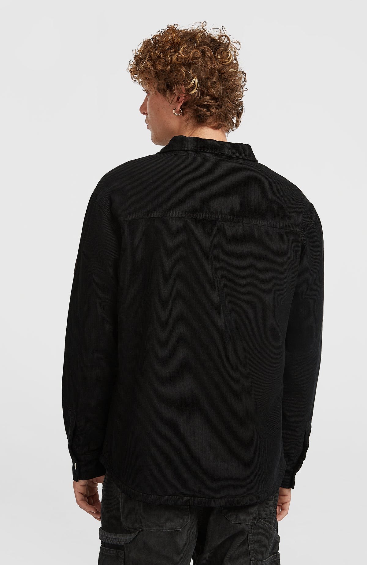 O'Riginals Corduroy Fleece-Lined Overshirt | Black Out
