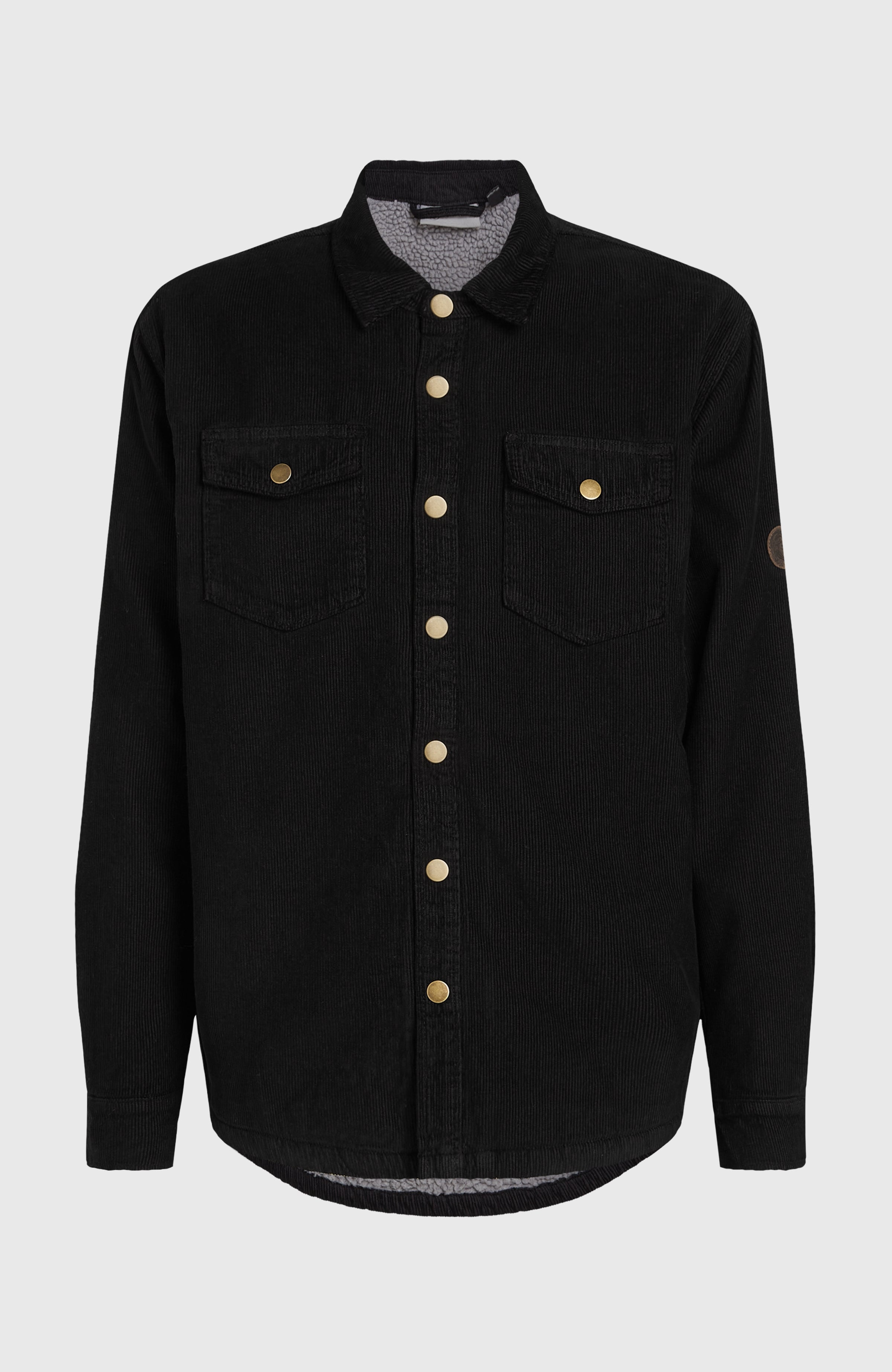 O'Riginals Corduroy Fleece-Lined Overshirt | Black Out – O'Neill