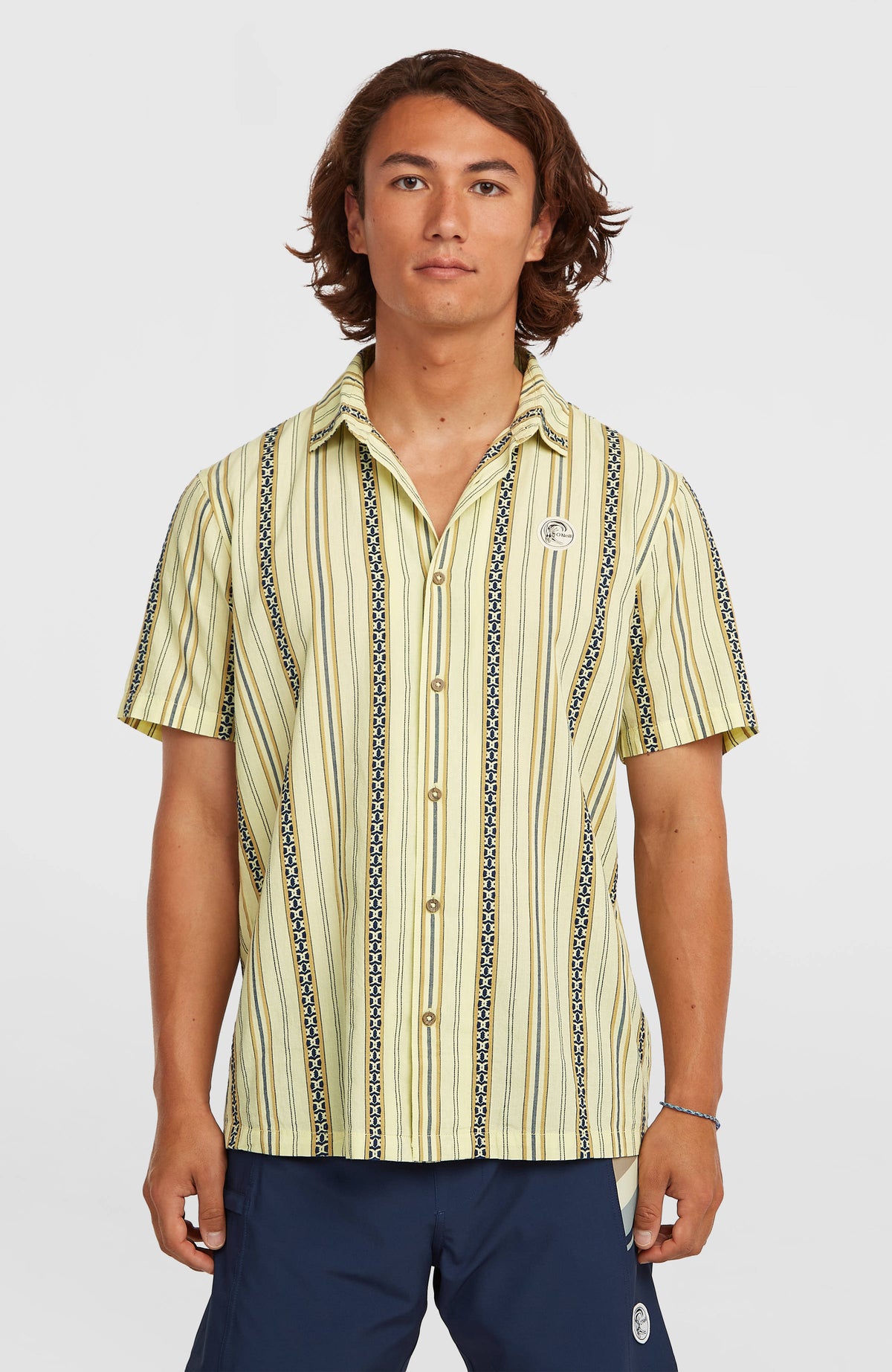 O'Riginals Jacquard Shirt | Yellow Originals Jstripe