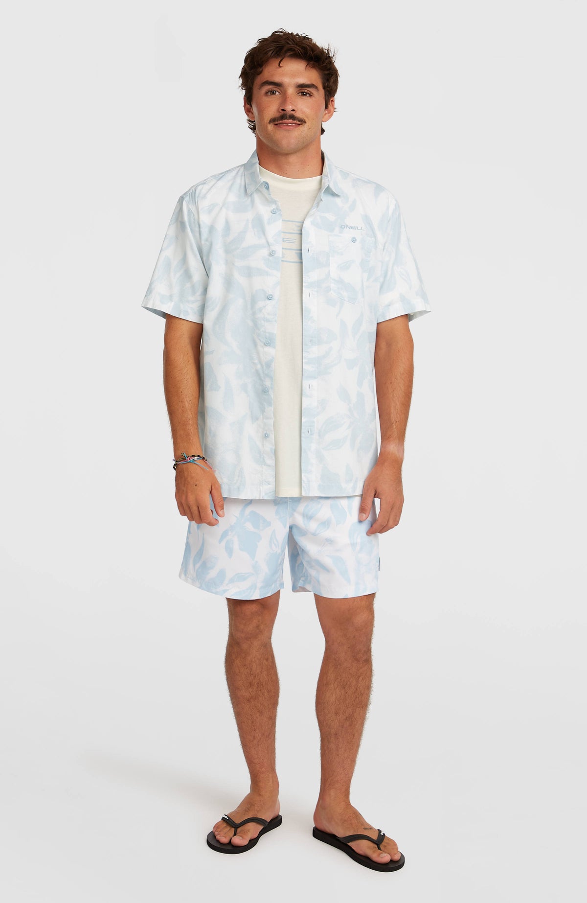 O'Neill Print Shirt | White Spray Flower