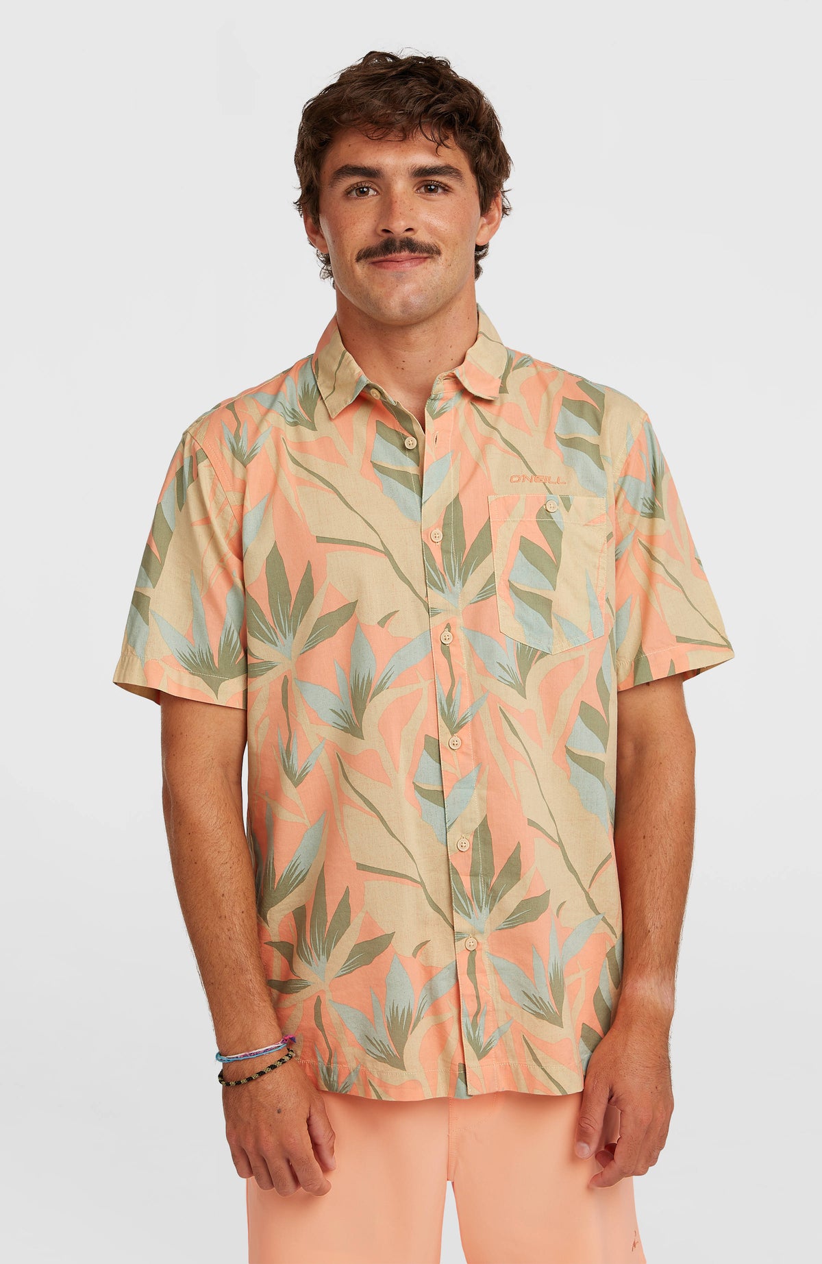 O'Neill Print Shirt | Orange Tropicana Big