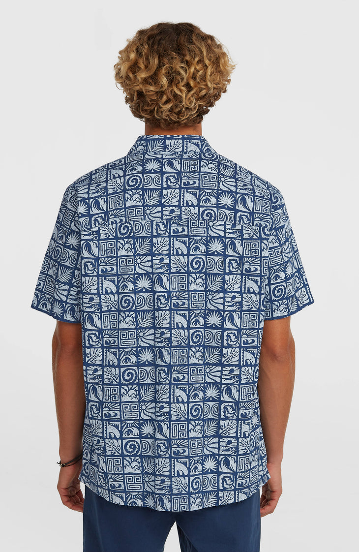 O'Neill Print Shirt | Dark Blue Bricks
