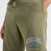 Surf State Sweatshorts | Deep Lichen Green