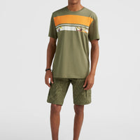 Park Cargo Short | Deep Lichen Magic Carpet