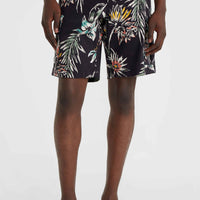 Essentials Cargo Shorts | Black Tropicana