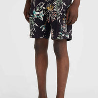 Essentials Cargo Shorts | Black Tropicana