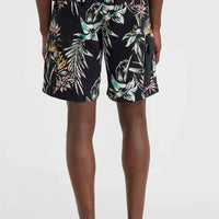 Essentials Cargo Shorts | Black Tropicana