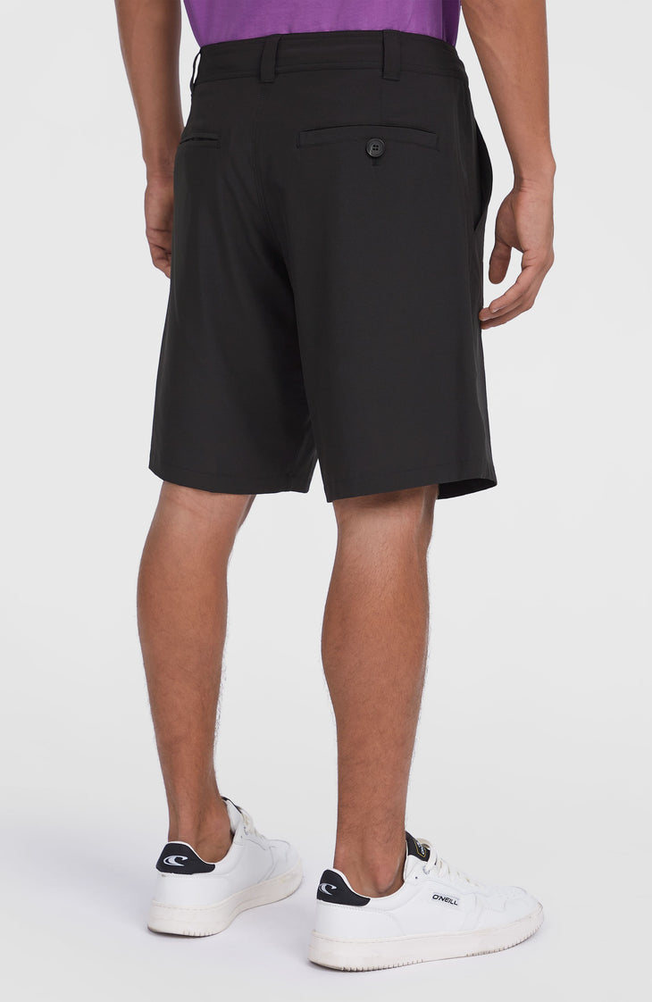 Hybrid Chino 19" Shorts | Black Out