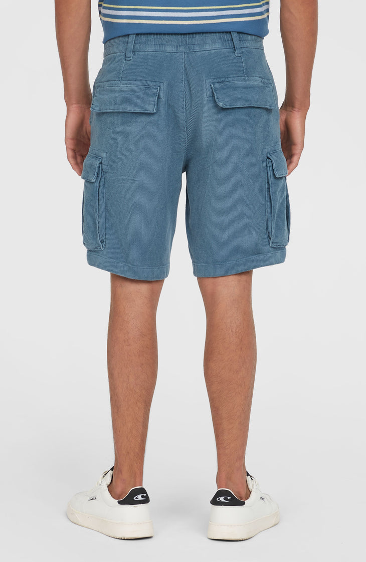 O'Riginals Cord Cargo Shorts | Copen Blue