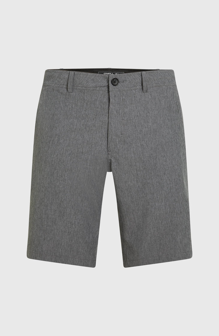 Hybrid 19" Melange Shorts | Black Out