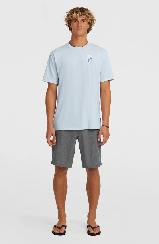 Hybrid 19" Melange Shorts | Black Out