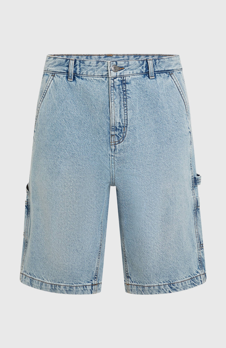 Essentials Denim Shorts | Denim Blue
