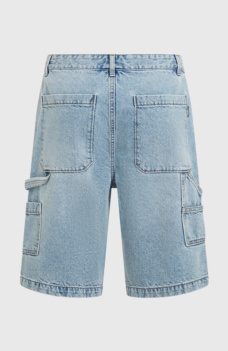 Essentials Denim Shorts | Denim Blue