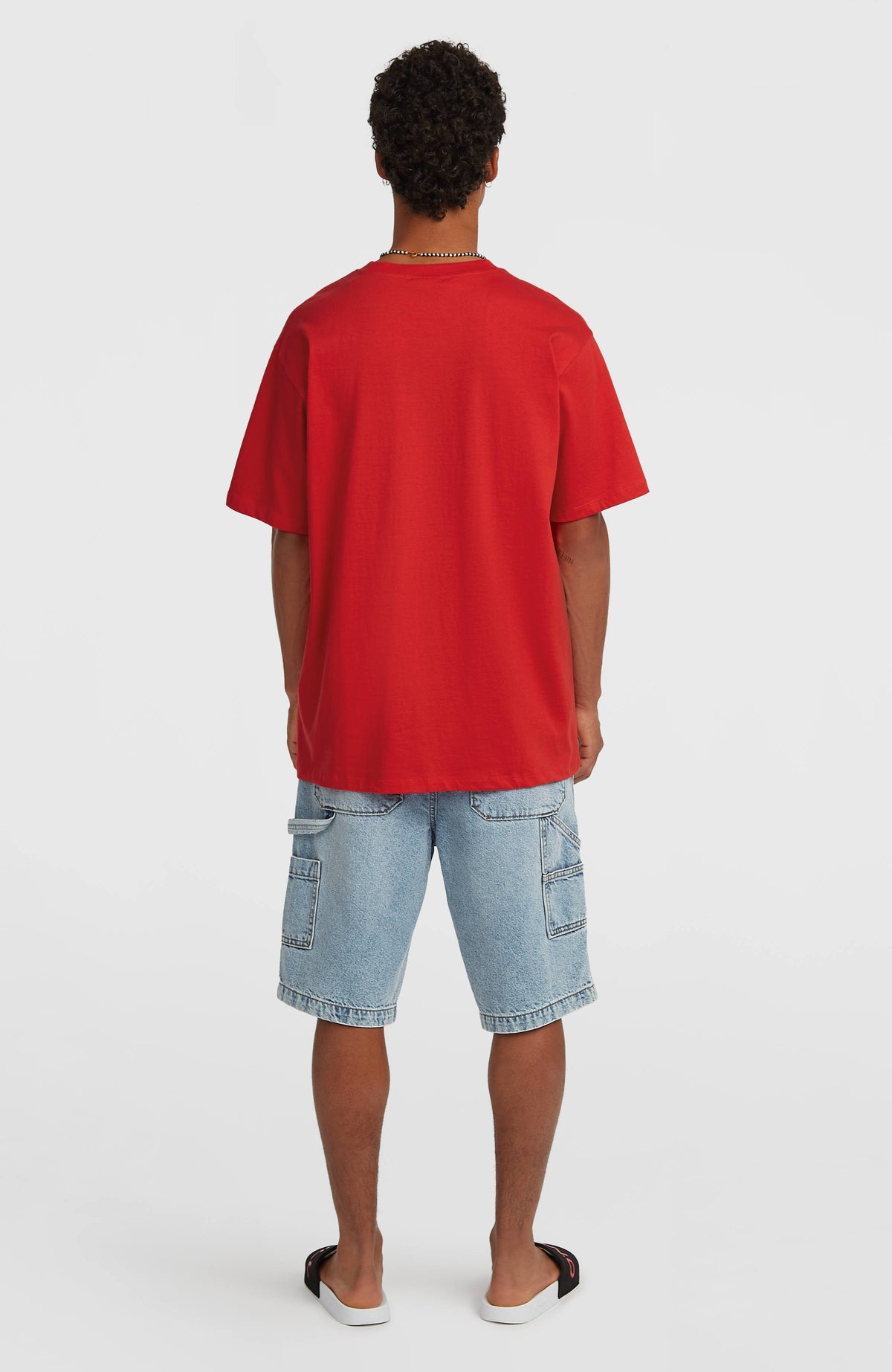 Essentials Denim Shorts | Denim Blue