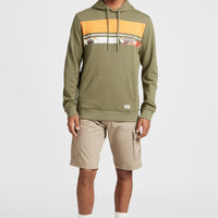 Block Hoodie | Deep Lichen Green